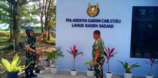 Patroli Rutin, Kolonel Jajang Tinjau Gedung Pia Ardhya Garini Cab.17/D.I Lanud RSA (3)