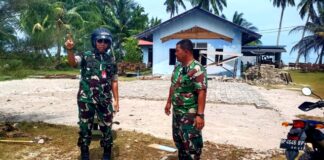 Tinjau Dua Rumah Ibadah di Markasnya, Danlanud RSA: Tinggal Gereja Masih Proses Renovasi (4)