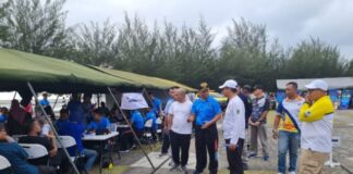 Peringati HUT ke-77 TNI AU, Danlanud Gelar di Taman Kota Perbatasan