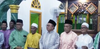 Wakili Bupati, Sekda Karimun Safari Ramadhan di Masjid Nurul Huda, Kundur Utara