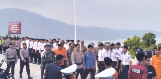 Usai Gelar Apel Pasukan, Kapolres Kepulauan Anambas Musnahkan Sejumlah Barang Bukti