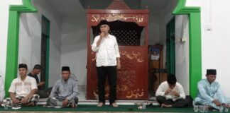 Malam ke Sepuluh, Bupati Natuna Safari Ramadhan di Masjid Baitul Muttaqiin, Harapan Jaya
