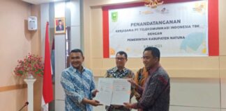 Beri Layanan Telekomunikasi Maksimal, Pemkab Natuna MoU dengan PT Telkom