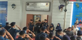 Sambut Idul Fitri 1444 Hijriyah, Kepala KSOP Tanjung Balai Karimun Gelar Apel Pasukan