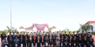 Usai Libur Lebaran, Sekdaprov Kepri Pimpin Upacara Gabungan