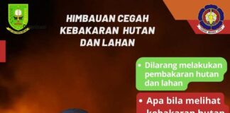 Antisipasi Karhutla, Damkar Natuna Terus Gelar Sosialisasi