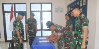 Kolonel Jajang Pimpin Sertijab dan Pisah Sambut Kepala Rumah Sakit serta Kepala Intel Lanud RSA