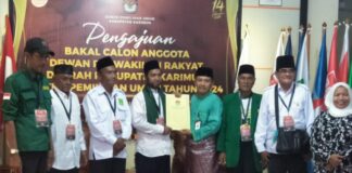 PBB Daftarkan Bacaleg ke KPU Karimun