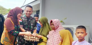 Jumat Berkah, Danlanud RSA Bagi-bagi Sembako dan Gelar Pengobatan Gratis
