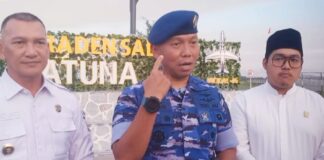 Bangun Monumen Pesawat, Danlanud RSA Persilahkan Masyarakat Natuna Swafoto