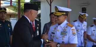 Wakil Bupati Natuna Hadiri Sertijab Danlanal Ranai