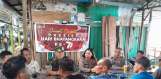 Gelar Jumat Curhat, Wakapolsek Balai Karimun Undang Tukang Ojek dan Tukang Parkir