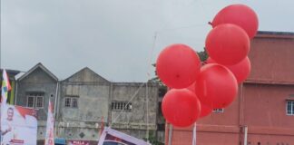 Pelepasan Balon Udara Pembukaan Open Turnamen Piala Bupati Natuna 2023