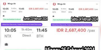 Tiket Pesawat Natuna-Batam, Sekitar Satu Jam Terbang, Harga Dekati Rp3 Jutaan (7)