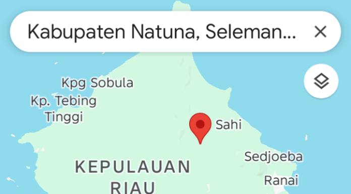 Klik Google Maps, Ibukota Provinsi Kepri di Wilayah Natuna dan Anambas, Kenapa?