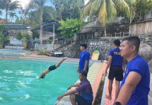 Tingkatkan Kemampuan Personel, Satpolairud Polres Natuna Gelar Latkatpuan Renang