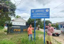 Penuhi Tindak Lanjut MCP KPK, Dinas Perkim pasang plang PSU sebagai Penanda Resmi Penyerahan Aset Perumahan kepada Pemkab Bintan