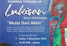 Pameran Tunggal ke-6 Andi Gunawan ‘Mulai dari Akhir’, Tampilkan Kedewasaan Artistik dan Simbolisme Spiritual