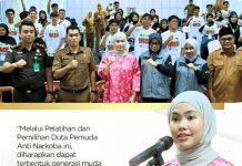 Ketua PKK Bintan Buka Pelatihan dan Pemilihan Duta Pemuda Anti Narkoba 2026