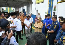 Kunjungi Pelabuhan RoRo, Bupati Kasmarni Pantau Langsung Inovasi Dilaksanakan Dishub Bengkalis