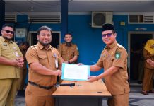 Menuju Kinerja Profesional, Diskominfotik Bengkalis Gelar Penandatanganan Pakta Integritas