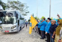 UMRAH Tanjungpinang Lepas 315 Mahasiswa KKN ke 16 Desa di Bintan