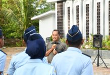 Salah Satu Arahan Giat CMI Rutin, Personel Lanud RSA Natuna Harus Bijak Bermedia Sosial