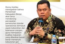 Rapat Evaluasi MBG Kepri, Kasatgas: Bintan Siap Optimalkan Layanan