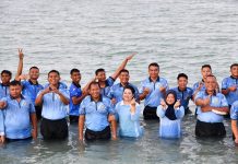 Jelang Ramadhan 1447 Hijriyah, Danlanud RSA Natuna Gelar Tradisi Padusan