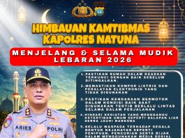 Jelang Lebaran 1447 Hijriyah, Ini Pesan Kapolres Natuna
