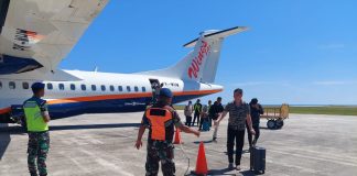 Dari Posko Terpadu Lebaran, Danlanud RSA Natuna Turut Pantau Pengamanan Bandara