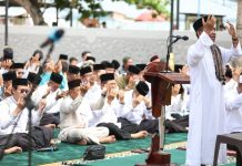 Sholat Istisqa di Pulau Penyengat, Gubernur Berdoa Hujan Segera Turun di Kepri