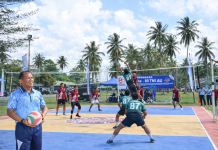 HUT ke-80 TNI AU, Danlanud RSA Natuna Gelar Pertandingan Voli Antar Satuan