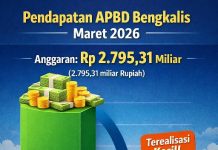Postur APBD Bengkalis 17 Maret 2026, dari Sekitar Rp2,7 Triliun Realisasi Rp67,64 Miliar