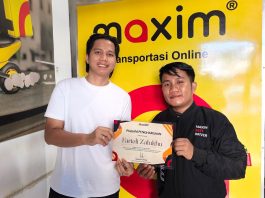 Bantu Selamatkan Penumpang, Maxim Beri Penghargaan ke Mitra Pengemudinya