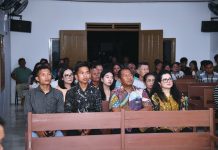 Danlanud RSA Natuna dan Istri Hadiri Ibadah Sabtu Teduh di Gereja Bukit Kasih