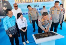 Amsakar-Li Claudia bersama Kapolda Kepri Resmikan Rusun Rumah Hoegeng di Batam