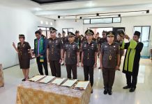 Lantik Sejumlah Pejabat, Kajari Natuna Minta Perkuat Kinerja Penegakan Hukum