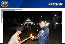 Api Semangat Bela Negara di Lanal Tarempa Nyalakan Nasionalisme Kadet KKRI
