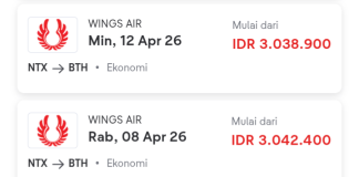 Tiket Pesawat Natuna “Maju” ke Batam Stabil Tinggi, Sekali Terbang Rp3 Jutaan