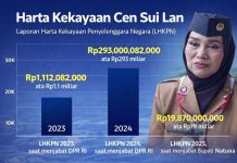 LHKPN Cen Sui Lan, dari Rp1,1 Miliar, Naik Rp293 Miliar, Jabat Bupati Natuna Turun Rp19 Miliar