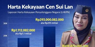 LHKPN Cen Sui Lan, dari Rp1,1 Miliar, Naik Rp293 Miliar, Jabat Bupati Natuna Turun Rp19 Miliar