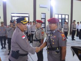 AKBP Novyan Pimpin Sertijab Kasatreskrim dan Pelantikan Kasatbinmas Polres Natuna