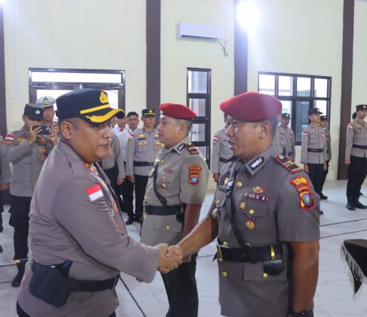 AKBP Novyan Pimpin Sertijab Kasatreskrim dan Pelantikan Kasatbinmas Polres Natuna