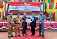 Rapat Paripurna DPRD Lingga, Bupati Menyampaikan LKPJ Tahun Anggaran 2025