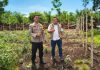 Bersama Pemerintah Desa Pangkalan Jambi, Polsek Bukit Batu Siapkan Lahan Jagung