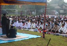 Bupati dan Wabup Bintan Sholat Idul Adha di Toapaya