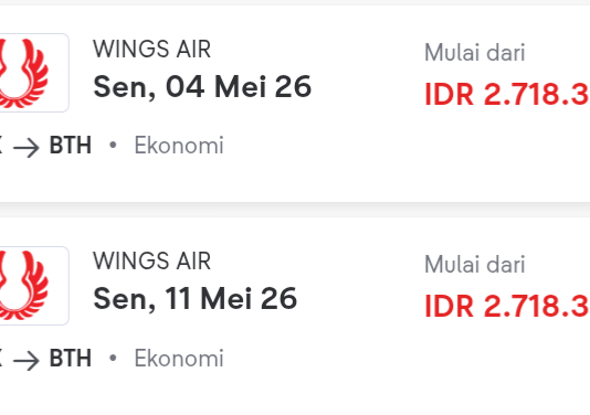 Janji Tiket Pesawat Natuna “Maju” ke Batam Murah, Nyatanya Stabil Mahal, Rata-rata Rp2,7 Jutaan (3)