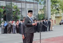 Wabup Bengkalis Pimpin Apel Hari Lahir Pancasila 2026