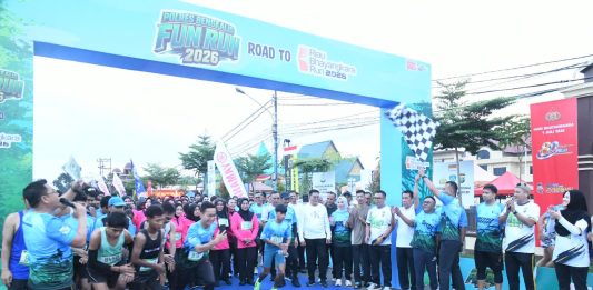 Hari Bhayangkara 2026, Ratusan Peserta Ikuti Fun Run 8K Polres Bengkalis